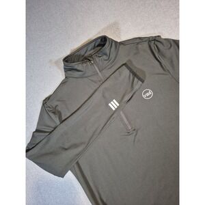 Veil Spark 1/2 Zip Tunic Womens Medium Performance Top Black Pullover Thumb Hole